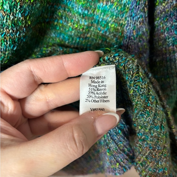 Coldwater Creek Multicolor Cardigan - Picture 5 of 7